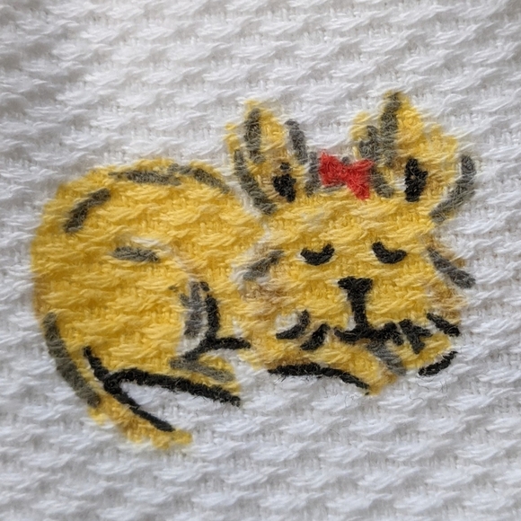 Boston Terrier Various Breed Dog Print Kitchen Towel Set Of Two White Multi NWT - Picture 8 of 14